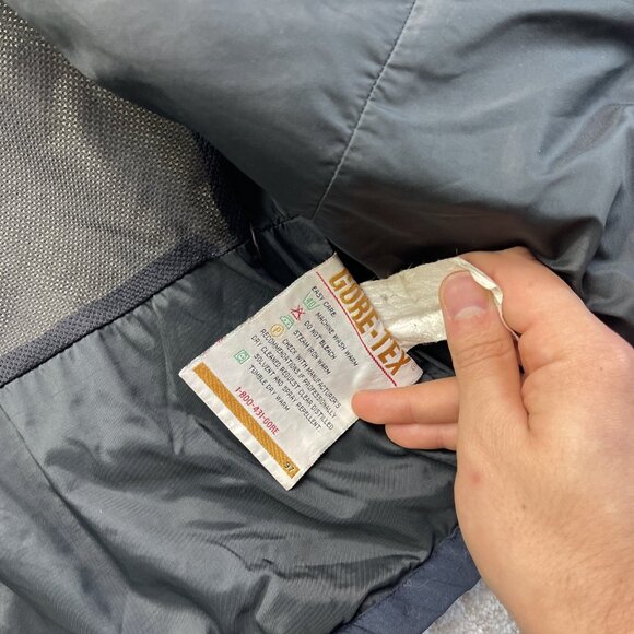 VTG Chlorophylle Gore-Tex GTX Shell Jacket Retro Dark Blue / Purple Men S Read* - Picture 8 of 16